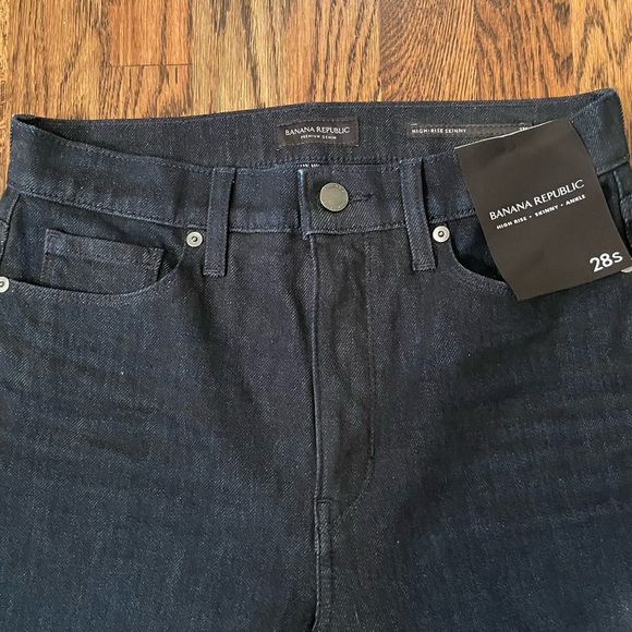 🔥Banana Republic Premium Denim - High Rise Skinny - Ankle Jeans - Picture 6 of 7
